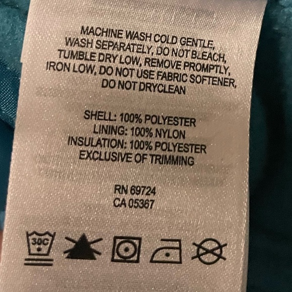 Columbia Womens Vest Size Large Turquoise Fleece Polyester Full Zip Pockets - Picture 5 of 6